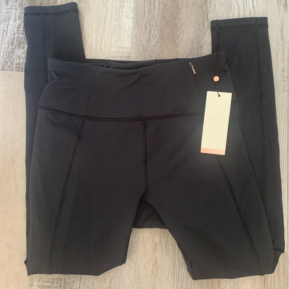 NWT Calia by Carrie Underwood Black high Rise Leggings Size Medium